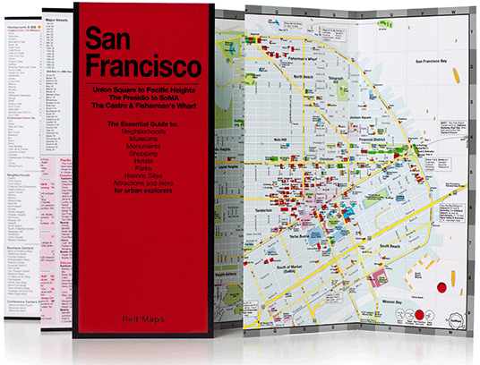 San Francisco - Red Maps