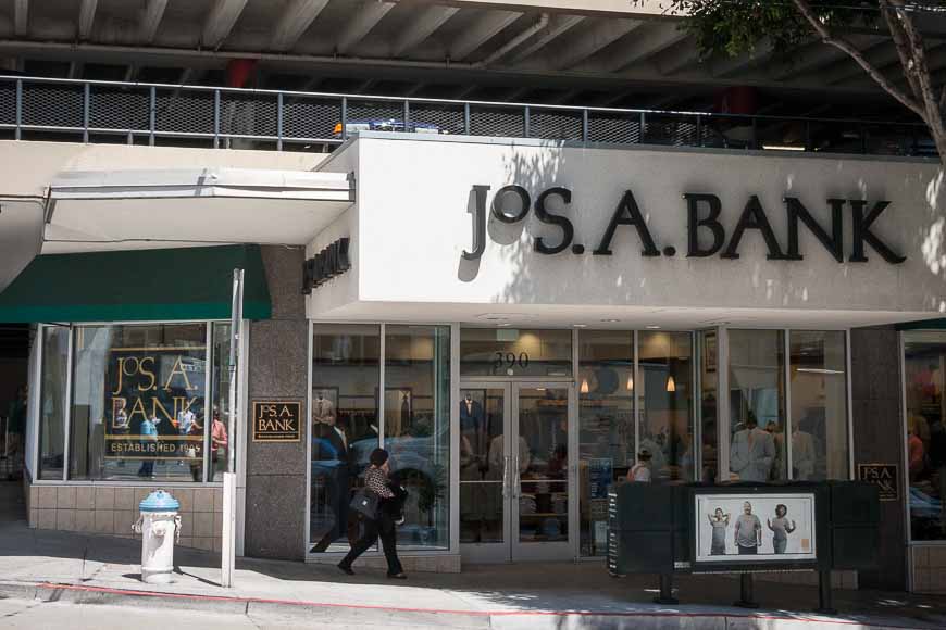 Jos. A. Bank Men's Clothing Union Square San Francisco