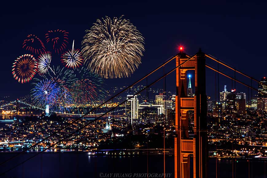 Fireworks in San Francisco