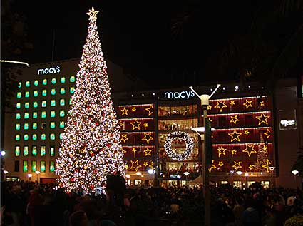 Image result for images san francisco union square christmas