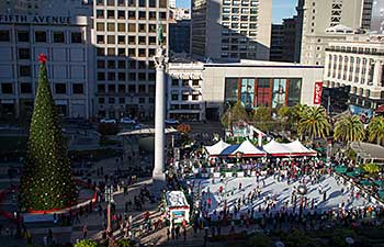 Union Square Ice Skating Rink