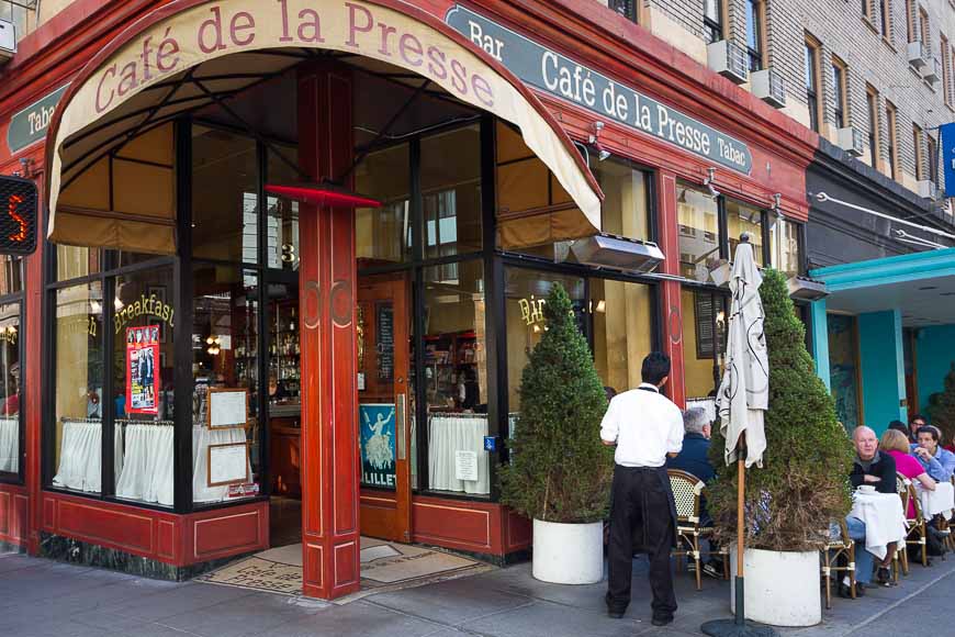 Café de la Presse, French Restaurant